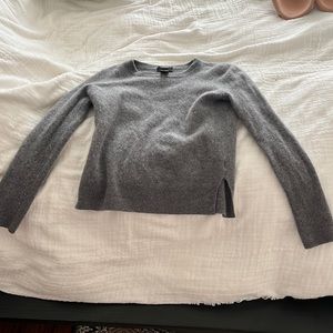 Halogen grey cashmere sweater